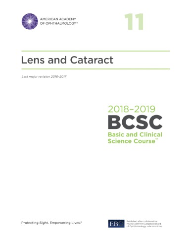 20182019 Bcsc Basic And Clinical Science Course Section 11 Lens And Cataract American Academy Of Ophthalmology