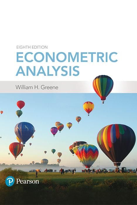Econometric Analysis 8th Edition 8th Edition William H Greene