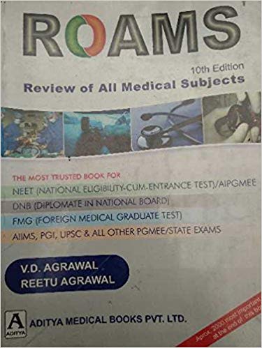 Roams Review Of All Medical Subjects 10th Edition Vd Agrawal