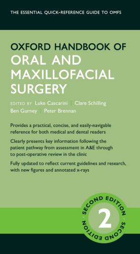 Oxford Handbook Of Oral And Maxillofacial Surgery 2nd Edition Luke Cascarini