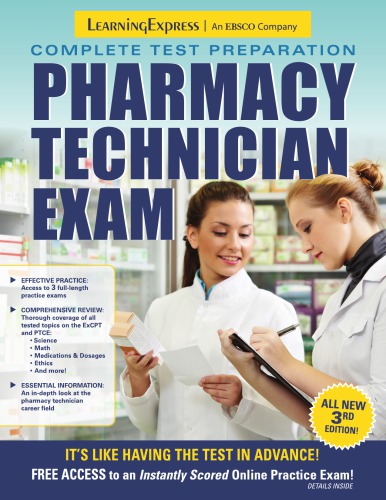 Pharmacy Technician Exam 3rd Learningexpress