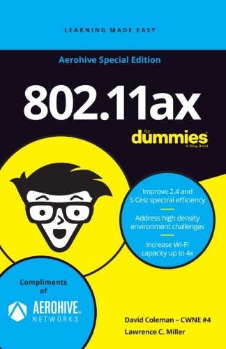 80211ax For Dummies Aerohive Special Edition Special David Coleman Lawrence C Miller