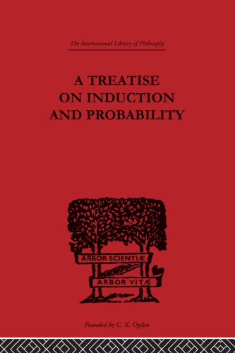 A Treatise On Induction And Probability Reprint Georg Henrik Von Wright