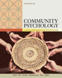 Community Psychology Linking Individuals And Communities 3rd Kloos