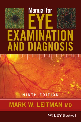 Manual For Eye Examination And Diagnosis 9th Edition Mark W Leitman