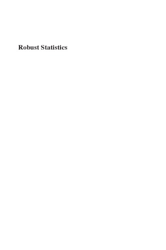 Robust Statistics Theory And Methods With R 2nd Edition Ricardo A Maronna