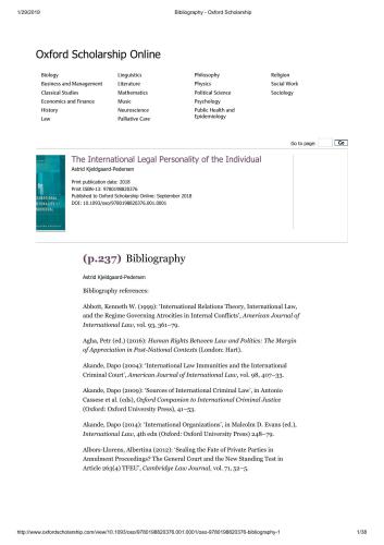 The International Legal Personality Of The Individual 1st Edition Astrid Kjeldgaardpedersen