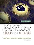 A History Of Psychology Ideas And Context Fifth Edition King
