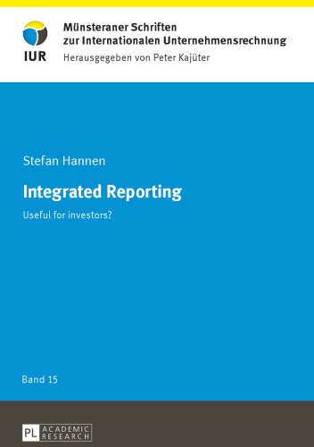 Integrated Reporting Useful For Investors Stefan Hannen