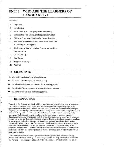 Certificate In The Teaching Of English As A Second Language Cte Ignou