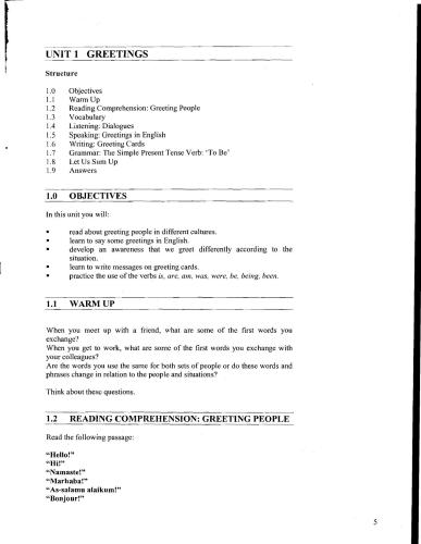Certificate Programme In Functional English Basic Level Cfe Ignou