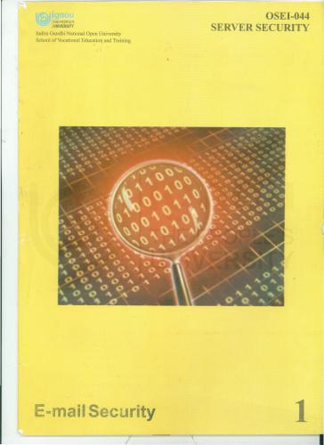 Advanced Certificate In Information Security Acise Partii Ignou