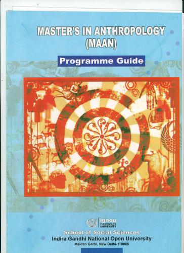 Masters In Anthropology Maan First Year Ignou