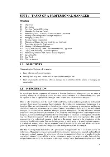 Master Of Tourism And Travel Management Mttm Semesteri Ignou