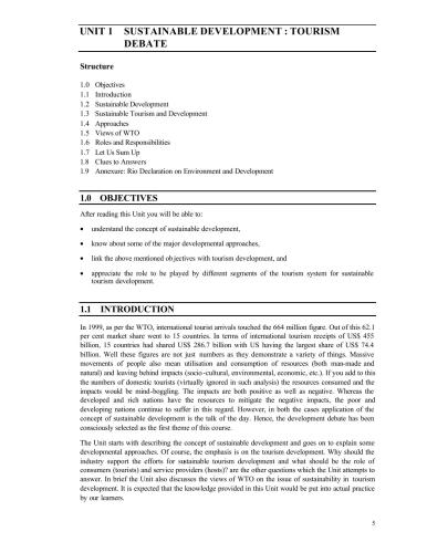 Master Of Tourism And Travel Managementmttm Semesteriii Ignou