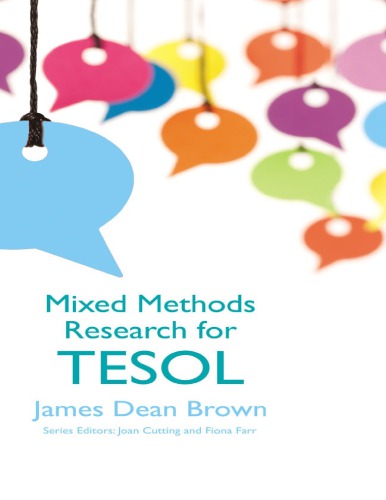 Mixed Methods Research For Tesol James Brown