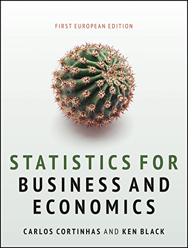 Statistics For Business And Economics 1st European Edition Carlos Cortinhas