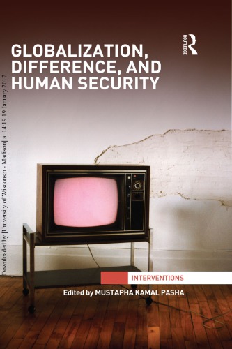 Globalization Difference And Human Security Mustapha Kamal Pasha Ed