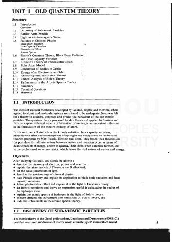 Bdpelective Coursebachelor Of Sciences Bsc Chemistry Ignou