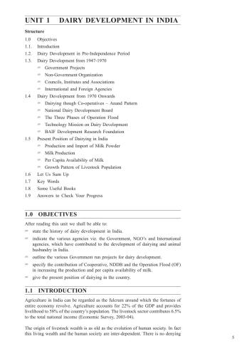 Diploma In Dairy Technology Ddt Ignou