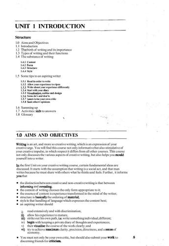 Diploma In Creative Writing In English Dce Ignou