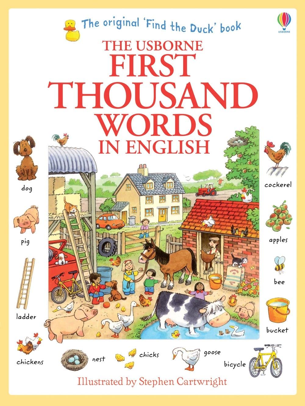 The Usborne First Thousand Words In English Heather Amery Stephen Cartwright Illustrator