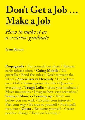 Dont Get A Job Make A Job Gemma Barton