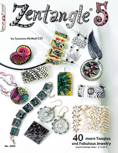 Zentangle 5 40 More Tangles And Fabulous Jewelry Suzanne Mcneill