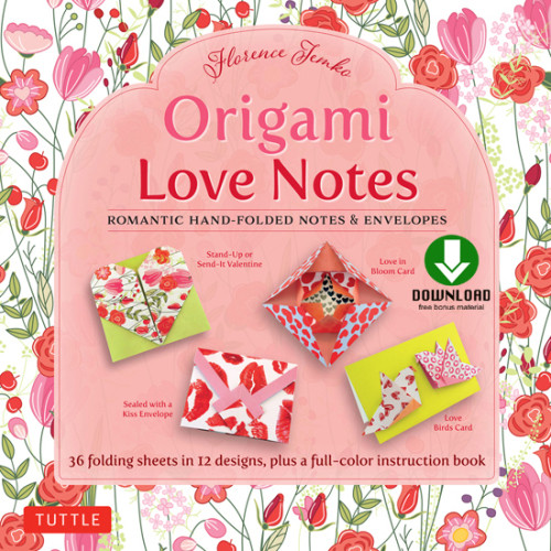 Origami Love Notes Romantic Handfolded Notes Envelopes Florence Temko