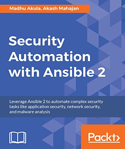 Security Automation With Ansible 2 Leverage Ansible 2 To Automate Complex Security Tasks Like Application Security Network Security And Malware Analysis 1st Edition Madhu Akula