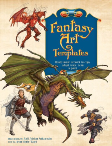 Fantasy Art Templates Readymade Artwork To Copy Adapt Trace Scan Paint Jean Marie Ward