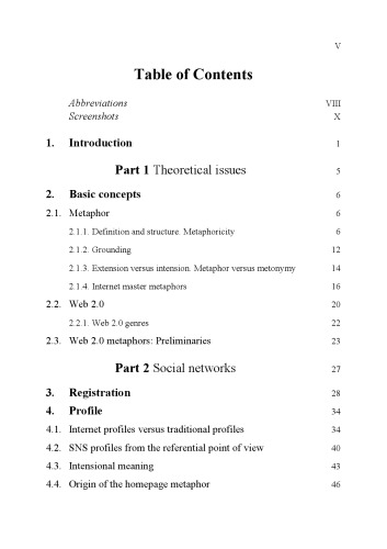 Metaphors Of The Web 20 With Special Emphasis On Social Networks And Folksonomies Alexander Tokar