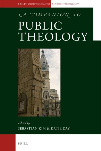 A Companion To Public Theology Sebastian Ch Kim Katie Day
