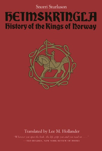 Heimskringla History Of The Kings Of Norway Snorri Sturluson
