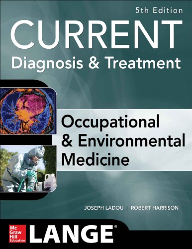 Current Occupational And Environmental Medicine 5th Edition Joseph Ladou