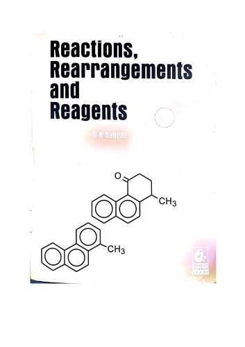 S N Sanyal Reactions Rearrangements And Reagents Organic Chemistry For Iit Jee Nsec Incho Icho Science Olympiads Somorendranath Bharati Bhawan S N Sanyal Somorendranath