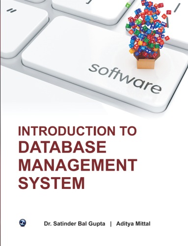 Introduction To Database Management System 2nd Edition Satinder Bal Gupta