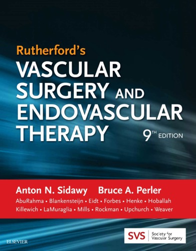 Rutherfords Vascular Surgery And Endovascular Therapy 2volume Set 9th Edition Anton Sidawy