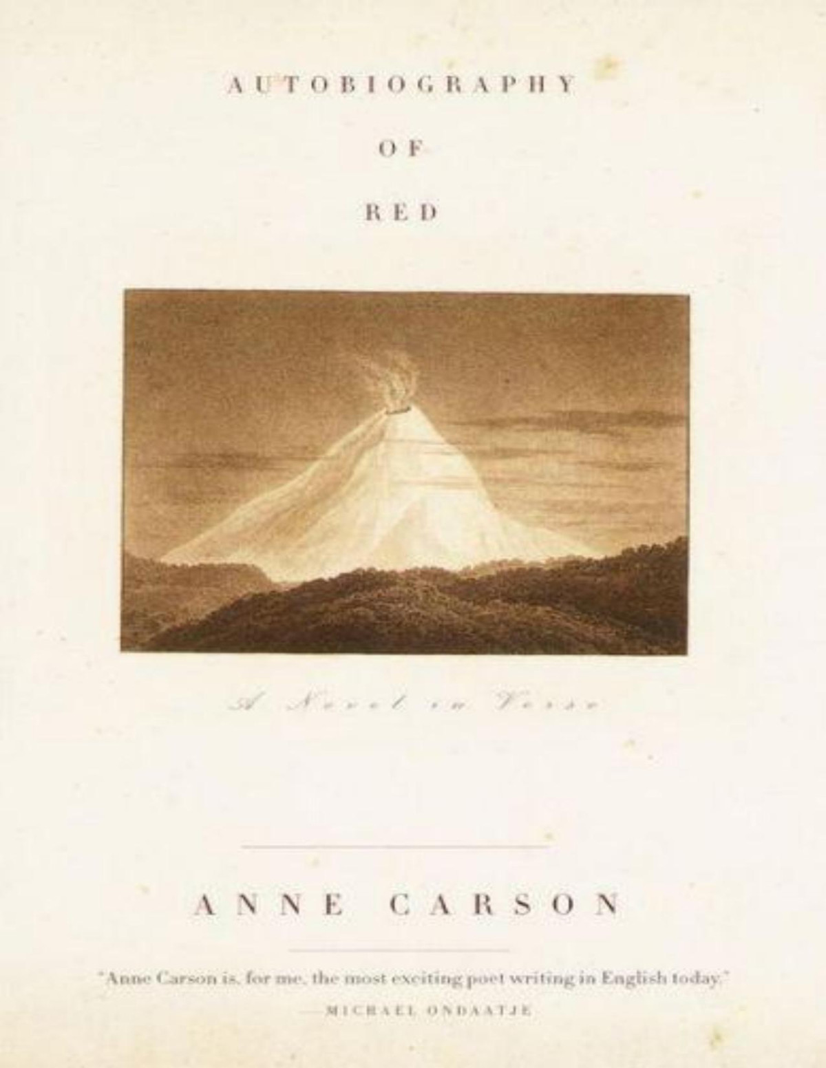 The Autobiography Of Red Red 1 Anne Carson