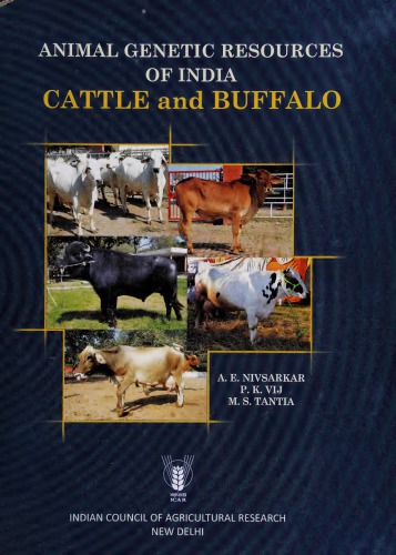 Animal Genetic Resources Of India Cattle And Buffalo Nivsarkar