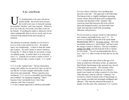 Ug Krishnamurti Recipes And Cookbook Ug Krishnamurti Julie Thayer