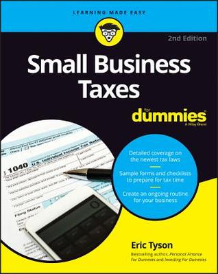 Small Business Taxes For Dummies Paperback Eric Tyson