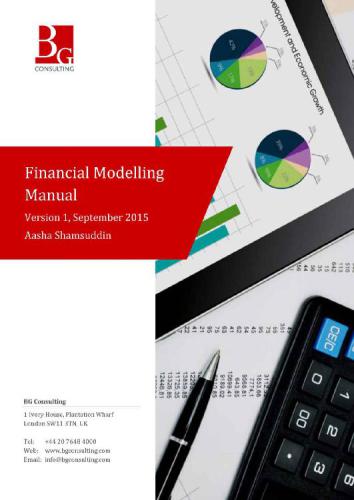 Financial Modelling Manual A Comprehensive But Succinct Stepbystep Guide To Building A Financial Forecast Model In Excel Aasha Shamsuddin