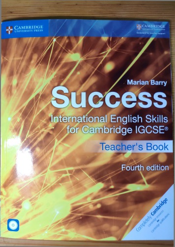 Success International English Skills For Cambridge Igcse Teachers Edition 4th Marian Barry