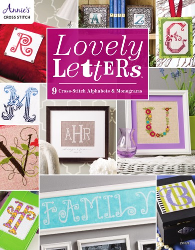 Lovely Letters 9 Crossstitch Alphabets Monograms Annies