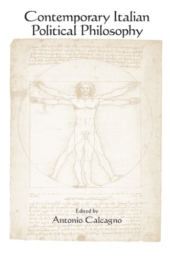 Contemporary Italian Political Philosophy Antonio Calcagno