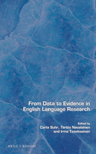 From Data To Evidence In English Language Research Carla Suhr