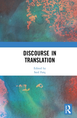 Discourse In Translation Said Faiq Editor