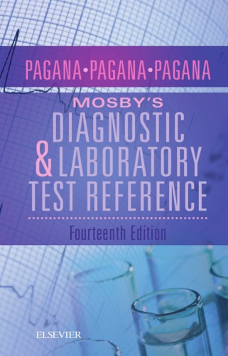 Mosbys Diagnostic And Laboratory Test Reference 14th Edition Kathleen Pagana