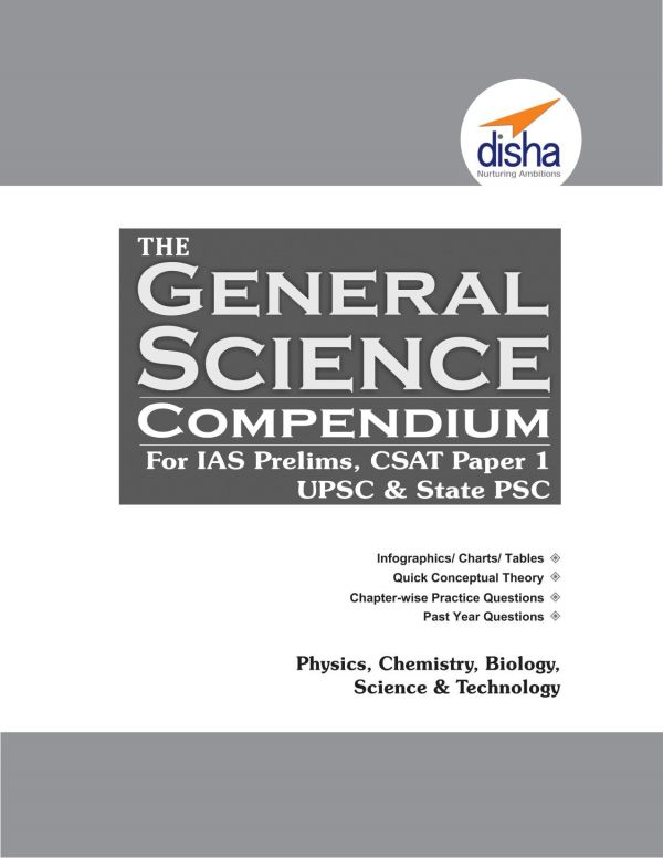 The General Science Compendium For Ias Prelims Csat Paper 1 Upsc State Psc Paperback Disha Experts